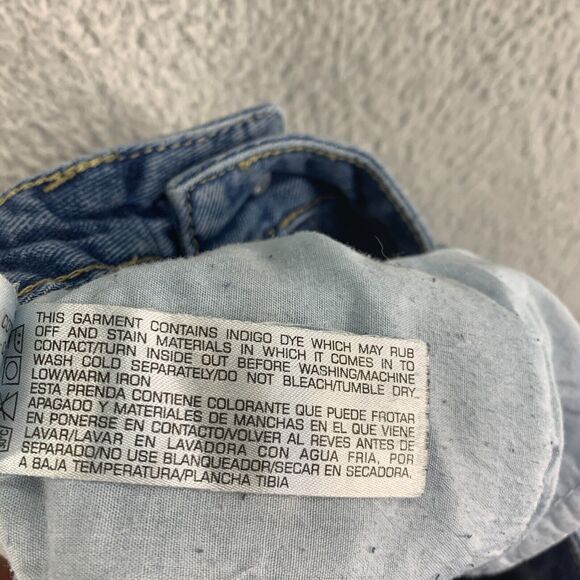 Y2K Baggy Jeans Union Bay Womens High Waist Straight Jrs 5 Vtg 90s Cotton - Picture 12 of 15